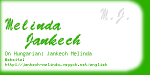 melinda jankech business card